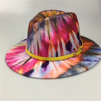 Dye Fedora Jazz Hat Women
