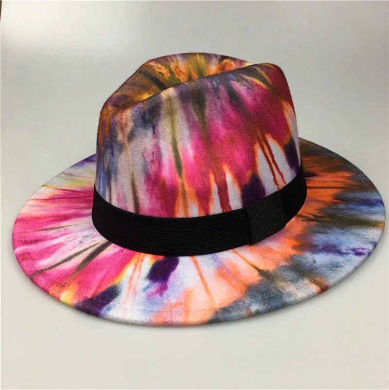 Dye Fedora Jazz Hat Women